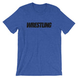 Black Wrestling Unisex short sleeve t-shirt