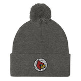 Louisville Volleyball Pom-Pom Beanie