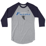 Utah Falconz 3/4 sleeve raglan shirt