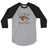 Bogan Wrestling 3/4 sleeve raglan shirt