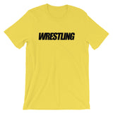 Black Wrestling Unisex short sleeve t-shirt
