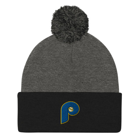 Parowan High School Baseball Pom-Pom Beanie