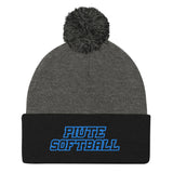 Piute Softball Pom-Pom Beanie
