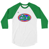Green Gators 3/4 sleeve raglan shirt