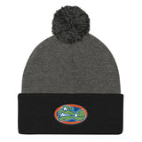 Green Gators Pom Pom Knit Cap