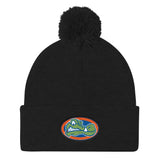 Green Gators Pom Pom Knit Cap