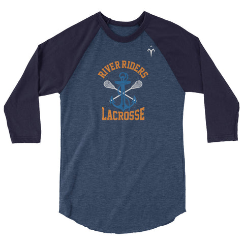 River Riders Lacrosse 3/4 sleeve raglan shirt