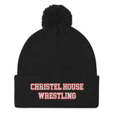 Christel House Wrestling Pom-Pom Beanie