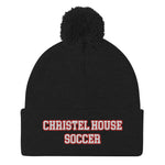 Christel House Soccer Pom-Pom Beanie
