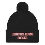 Christel House Soccer Pom-Pom Beanie