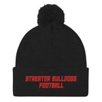 Streator Bulldogs Football Pom-Pom Beanie