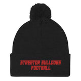 Streator Bulldogs Football Pom-Pom Beanie