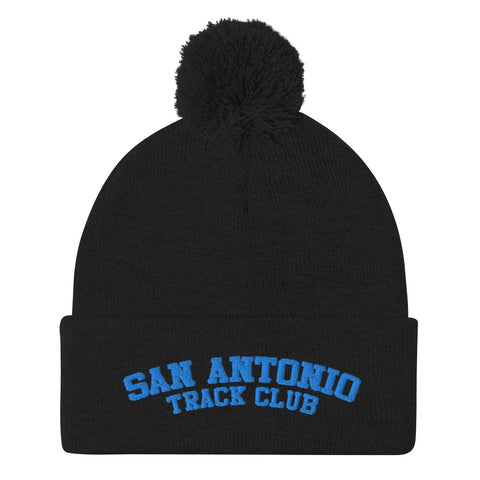 San Antonio Track Club Pom-Pom Beanie