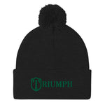 Triumph Track and Field Pom-Pom Beanie