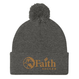 Faith Christian School Pom-Pom Beanie