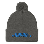 Buena Softball Pom-Pom Beanie