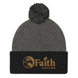 Faith Christian School Pom-Pom Beanie
