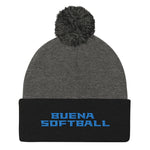 Buena Softball Pom-Pom Beanie