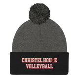Christel House Volleyball Pom-Pom Beanie