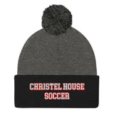 Christel House Soccer Pom-Pom Beanie