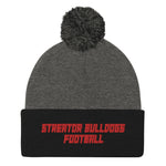 Streator Bulldogs Football Pom-Pom Beanie