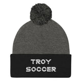 Troy Soccer Pom-Pom Beanie