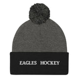 Eagles Hockey Pom-Pom Beanie