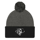 Duchesne High School Baseball Pom-Pom Beanie