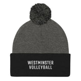 Westminster Volleyball Pom-Pom Beanie