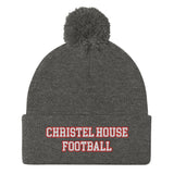Christel House Football Pom-Pom Beanie