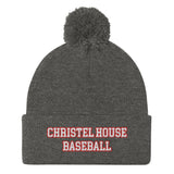 Christel House Baseball Pom-Pom Beanie