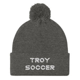 Troy Soccer Pom-Pom Beanie
