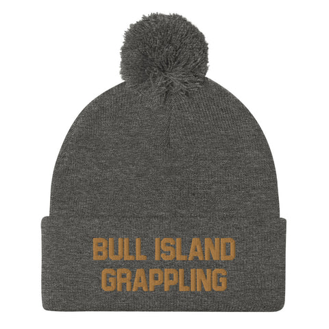 Bull Island Grappling Pom-Pom Beanie