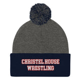 Christel House Wrestling Pom-Pom Beanie