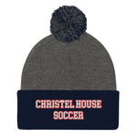Christel House Soccer Pom-Pom Beanie