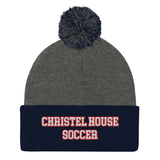 Christel House Soccer Pom-Pom Beanie