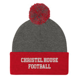 Christel House Football Pom-Pom Beanie