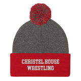 Christel House Wrestling Pom-Pom Beanie