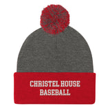 Christel House Baseball Pom-Pom Beanie
