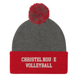 Christel House Volleyball Pom-Pom Beanie