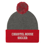 Christel House Soccer Pom-Pom Beanie