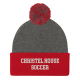 Christel House Soccer Pom-Pom Beanie