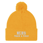 NCHS Track and Field Pom-Pom Beanie