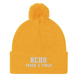 NCHS Track and Field Pom-Pom Beanie