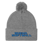 Buena Softball Pom-Pom Beanie
