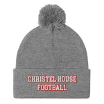 Christel House Football Pom-Pom Beanie