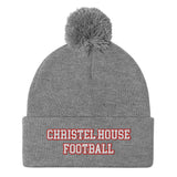 Christel House Football Pom-Pom Beanie