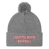Christel House Baseball Pom-Pom Beanie