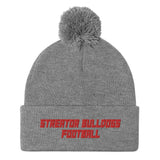 Streator Bulldogs Football Pom-Pom Beanie