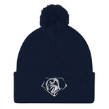 Duchesne High School Baseball Pom-Pom Beanie